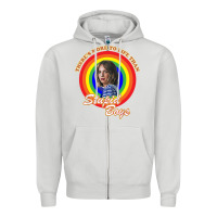 Dove Grey Things There's Something Stranger Zipper Hoodie - maiPhamDesign