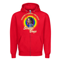Red Things There's Something Stranger Zipper Hoodie - maiPhamDesign