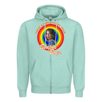 Seafoam Things There's Something Stranger Zipper Hoodie - maiPhamDesign