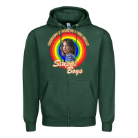 Sports Green Things There's Something Stranger Zipper Hoodie - maiPhamDesign