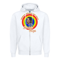 White Things There's Something Stranger Zipper Hoodie - maiPhamDesign