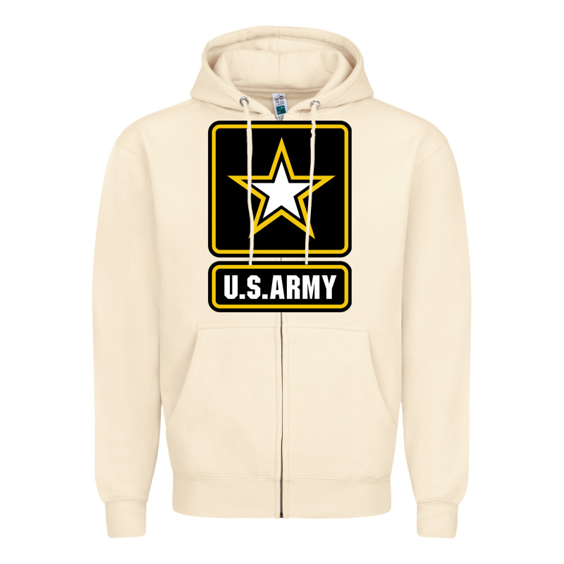 Army Strong Classic Zipper Hoodie by maiPhamDesign | Teevron