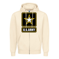 Sandshell Army strong Classic Zipper Hoodie - maiPhamDesign
