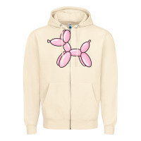 Sandshell balloon dog pink Zipper Hoodie - maiPhamDesign