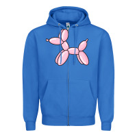 True Royal balloon dog pink Zipper Hoodie - maiPhamDesign