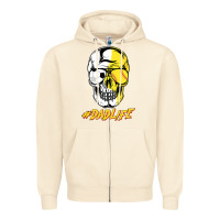 Sandshell Dad life Sugar Skull for Soccer Softball Halloween Costume Zipper Hoodie - maiPhamDesign