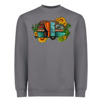 Storm caravan sunflowers and cactus Heavyweight Sweatshirt - Artiststas