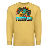 Antique Gold freebird thunderbird Premium Sweatshirt - AdoDesignShop