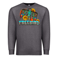 Charcoal Heather freebird thunderbird Premium Sweatshirt - AdoDesignShop
