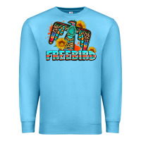 Ocean Blue freebird thunderbird Premium Sweatshirt - AdoDesignShop
