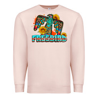 Pale Pink freebird thunderbird Premium Sweatshirt - AdoDesignShop