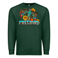 Sports Green freebird thunderbird Premium Sweatshirt - AdoDesignShop