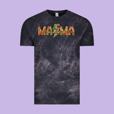 Mama Christmas Lightning Bolt Mother's Day Vintage Tee Designed By Howdyjamesfarm