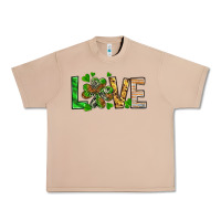 Burro St. Patrick's Love luck with clover Urban Heavy Tee - HowdyJamesFarm