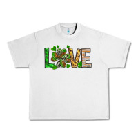Lunar Rock St. Patrick's Love luck with clover Urban Heavy Tee - HowdyJamesFarm