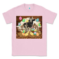 Bubblegum Pink cow and chick easter Classic Tee - TumblerDesignByShophia
