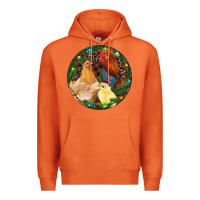 Carrot Christmas Chick Family Premium Hoodie - RanaPortraitStore