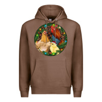 Chestnut Christmas Chick Family Premium Hoodie - RanaPortraitStore