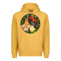 Mustard Christmas Chick Family Premium Hoodie - RanaPortraitStore
