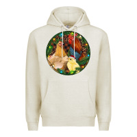 Oatmeal Heather Christmas Chick Family Premium Hoodie - RanaPortraitStore