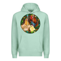Seafoam Christmas Chick Family Premium Hoodie - RanaPortraitStore
