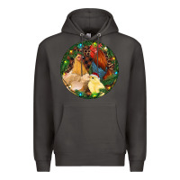 Smoke Christmas Chick Family Premium Hoodie - RanaPortraitStore