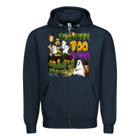 Navy too cute too spook Zipper Hoodie - BarkalooDesign