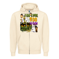 Sandshell too cute too spook Zipper Hoodie - BarkalooDesign