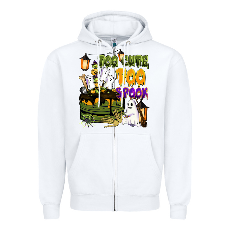 Too Cute Too Spook Zipper Hoodie by BarkalooDesign | Teevron