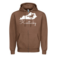 Chestnut Kentucky Horse Map State , best gift, costume, halloween, xmas, christ Zipper Hoodie - maiPhamDesign