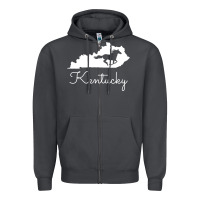 Smoke Kentucky Horse Map State , best gift, costume, halloween, xmas, christ Zipper Hoodie - maiPhamDesign