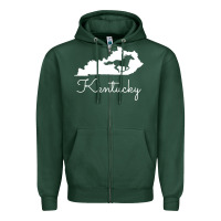 Sports Green Kentucky Horse Map State , best gift, costume, halloween, xmas, christ Zipper Hoodie - maiPhamDesign