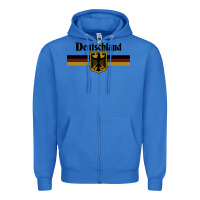 True Royal DEUTSCHLAND Germany Flag Coat of Arms Eagle Banner Vintage , best gift Zipper Hoodie - maiPhamDesign