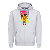 Heather Grey Mademark x Rugrats - Susie Carmichael , best gift, costume, halloween, Zipper Hoodie - maiPhamDesign