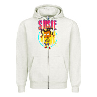 Oatmeal Heather Mademark x Rugrats - Susie Carmichael , best gift, costume, halloween, Zipper Hoodie - maiPhamDesign