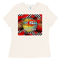 Bone hot mess daddy of both Ladies Tee - TumblerDesignByShophia