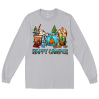 Moon Dust Happy Camper Coffee Cups Long Sleeve Tee - FaDigitalArtStudio