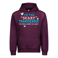 Mauve Wine im scary transgender the media warned you about Urban Hoodie - JahusDesignShop