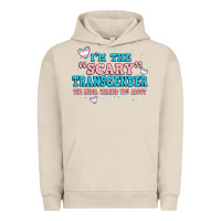 Pigment French Oak im scary transgender the media warned you about Urban Hoodie - JahusDesignShop
