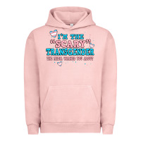 Pigment Salmon im scary transgender the media warned you about Urban Hoodie - JahusDesignShop
