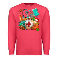Cardinal nurse  and fall Premium Sweatshirt - AdoDesignShop