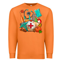 Carrot nurse  and fall Premium Sweatshirt - AdoDesignShop