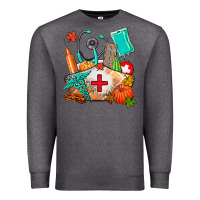 Charcoal Heather nurse  and fall Premium Sweatshirt - AdoDesignShop