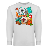 Dove Grey nurse  and fall Premium Sweatshirt - AdoDesignShop