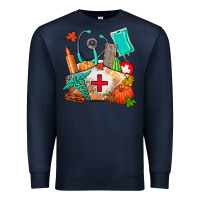 Navy nurse  and fall Premium Sweatshirt - AdoDesignShop