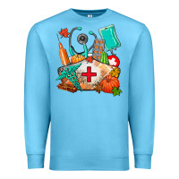 Ocean Blue nurse  and fall Premium Sweatshirt - AdoDesignShop