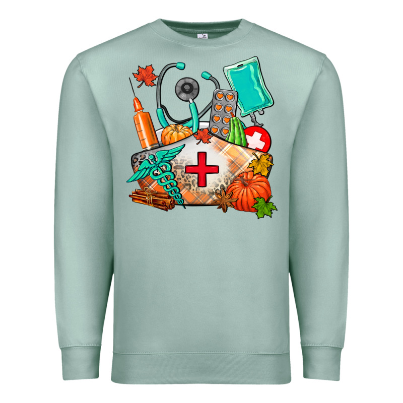 Nurse  And Fall Premium Sweatshirt by AdoDesignShop | Teevron