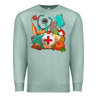Seafoam nurse  and fall Premium Sweatshirt - AdoDesignShop