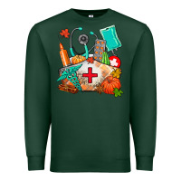 Sports Green nurse  and fall Premium Sweatshirt - AdoDesignShop