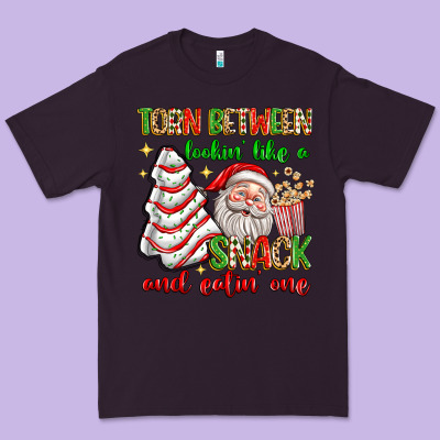 Torn Between Lookin' Like A Snack And Eatin' One Premium Tee Designed By Texasbilliewilder
